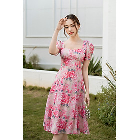 OLV - Đầm Lenora Square Neck Dress