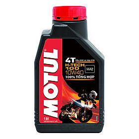 Nhớt Xe Số Motul H-Tech 100 4T 10W40 12x1l Vn (1L)