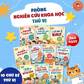 Sách: Combo Phòng Nghiên Cứu Khoa Học Thú Vị (Trọn Bộ 10 Cuốn)