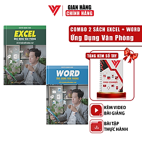 Combo 2 Sách Excel Và Word Ứng Dụng Văn Phòng Từ Cơ Bản Đến Nâng Cao