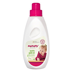 Nước Giặt Xả Thiên Nhiên 2 In 1 Thành Phần Từ Thực Vật An Toàn Cho Bé Mamamy Hương Blooming (800ml)