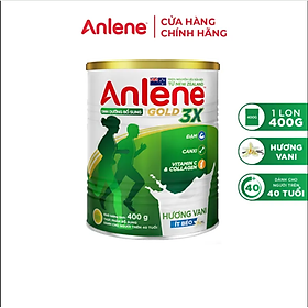 Sữa Bột Anlene Gold Movepro 3X Hương Vanilla (Hộp Thiếc 400g)
