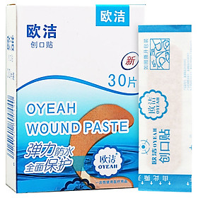 Băng Keo Cá Nhân Chống Thấm (30 Miếng)