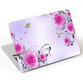 Mua Miếng Dán Trang Trí Mặt Ngoài + Lót Tay Laptop Hoa Văn LTHV - 384