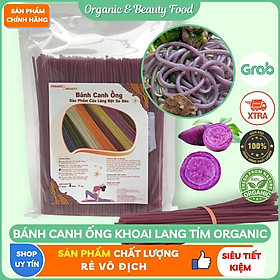 Bánh Canh Ống Khoai Lang Tím Organic & Beauty - Bánh Canh Rau Củ FUMA Eatclean/ Giảm Cân/ Healthy/ Hữu Cơ - Túi 300g/ 500g