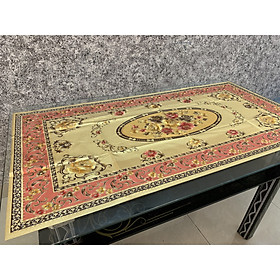 Mua Khăn trải bàn 60x120cm vải bố hoại tiết 3d cao cấp(giao màu ngẫu nhiên)