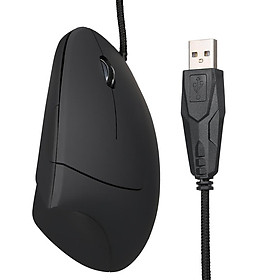 Chuột dọc USB Công thái học có độ chính xác cao có thể điều chỉnh 800/1200/2000/3200 DPI 5 nút Có dây 