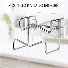 Mua Móc treo chậu rửa nhà tắm INOX đa năng không gỉ  dán tường không cần khoan