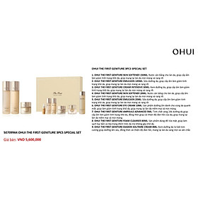 Bộ dưỡng tái sinh, săn chắc da OHUI THE FIRST GENITURE 3PCS SPECIAL SET