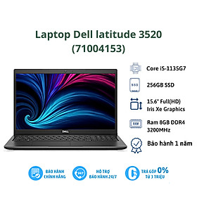 Mua Laptop Dell Latitude 3520 (71004153)/i5-1135G7/ RAM 8GB/ 256GB SSD/ Intel Iris Xe Graphics/ 15.6inch FHD/ 3Cell/ Ubuntu/ 1Yr - Hàng chính hãng