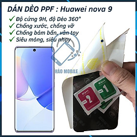 Dán dẻo ppf cho Huawei nova 9