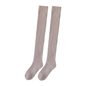 50cm Winter Over Knee Long Socks Women Long Stockings Warm Thigh High Socks