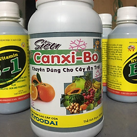 Phân bón lá siêu Canxi- Bo chai 500ml chống rụng hoa, trái non, nứt trái, thối trái