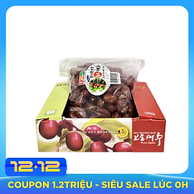 Táo chuẩn Hàn Quốc sấy khô hộp 1kg Mẫu Mới có zipper kéo.