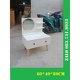 Mua Bàn trang điểm bệt chân gỗ/có kệ