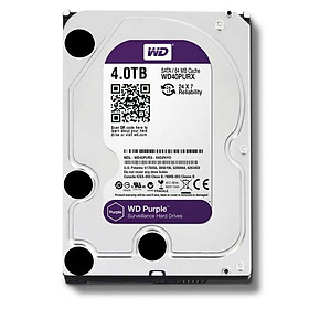Hình ảnh Ổ Cứng HDD Western Digital Purple 4TB 3.5 inch Sata 3 - Hàng Nhập Khẩu