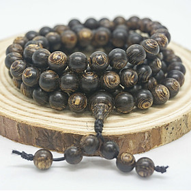 Vòng Tay Trầm Hương 108 Hạt Sánh Chìm Tự Nhiên (Nữ)