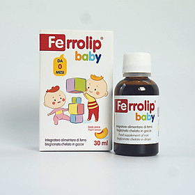 FERROLIP BABY Bổ sung Sắt Hữu Cơ Nhỏ Giọt cho bé sơ sinh