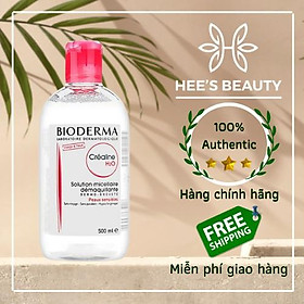 TẨY TRANG BIODERMA 500ML - PHÁP - NƯỚC TẨY TRANG BIODERMA CREALINE, SENSIBIO H2O