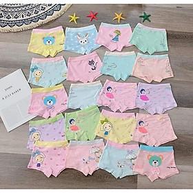 Set 3 quần lót đùi,chíp đùi cao cấp bé gái chất cotton