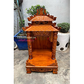 Mua Bàn thờ thần tài mái ngói 50 x 90cm ngăn kéo bệ lớn