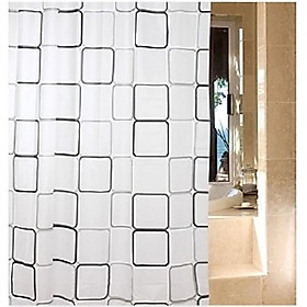 Mua Màn rèm che cửa  nhà tắm chống thấm nước 180x 200cm+ Tặng kèm khoen  giao mẫu ngẫu nhiên