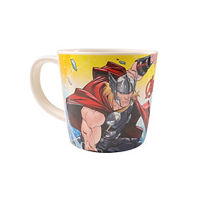 Ly Melamine tay cầm in hình siêu anh hùng