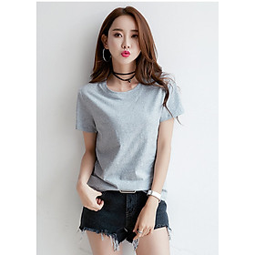 Áo thun cổ tròn basic DV03