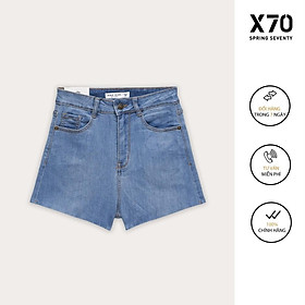 Quần Short Jean Nữ Trơn Thiết Kế Thời Trang X70 - 04560010