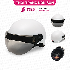 Mũ bảo hiểm có kính hoa văn NÓN SƠN chính hãng BKP-TR122