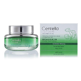 Kem Dưỡng Da Chiết Xuất Rau Má BEAUSKIN Centella Cica Tái Tạo Phục Hồi Da, Ngăn Ngừa Lão Hóa 50gr