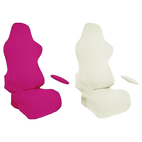 2x Stretch Computer Gaming Chair Slipcovers Arm Rest Cover solid Universal