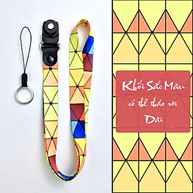 Mua Dây đeo treo điện thoại phong cách cổ trang Strap vải mịn cao cấp - Khối Sắc Màu
