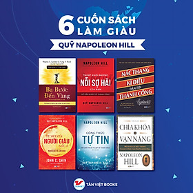 Combo 6 Cuốn Sách Làm Giàu Quỹ Napoleon Hill