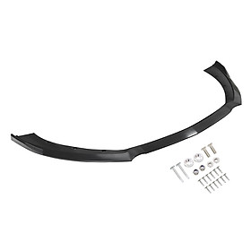 3 Pieces Car Front Bumper Canard Lip Splitter Body Shovels Bumper Lip Spoiler Replacement for Mustang 2015-2019