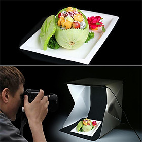 Portable Photography LED Light Box Studio SoftBox + Backdrop for DSLR Camera