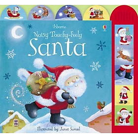 Sách - Noisy Touchy Feely Santa by Felicity Brooks (UK edition, paperback)