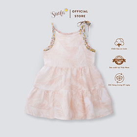 Đầm Muslin Hai Tầng Cột Dây Bên Vai Cho Bé Gái - NELI DRESS - DRM033 - SAOLA KIDS CLOTHING