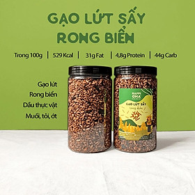 Gạo Lứt Sấy Rong Biển Vị Tỏi Ớt 250g