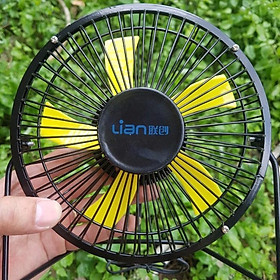 Hình ảnh Quạt bàn đường kính 20cm hoạc 25cm, cổng USB - 5v dùng Pin dự phòng