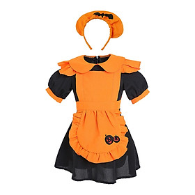 Halloween Costume Set for Kids Girls Cosplay Costume Decoration for Carnival