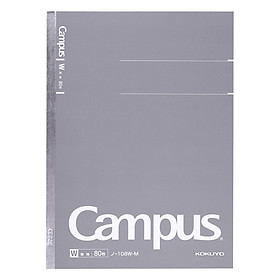 Vở Gáy Keo Không Kẻ Campus A5 NO-108W-M (80 trang)