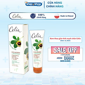 Kem thoa giãn tĩnh mạch chân  Celia (100ml)