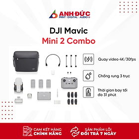 Mua Combo Flycam DJI Mavic 2 Mini - camera 4k  gimbal 3 trục  thời gian bay 31 phút - Hàng Chính Hãng