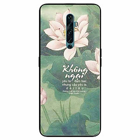 Ốp lưng in cho Oppo Reno 2F Mẫu Không Ngại Yêu