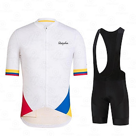 2022 Mùa hè đạp xe Jersey MEN Đàn ông Xe đạp ngắn Rapha Quần áo đạp xe thể thao MTB ROPA Ciclismo Bike Quần áo Color: cycling suit 8 Size: XS