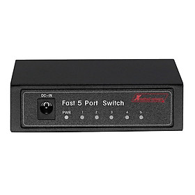 Bộ chuyển mạch 5-port unmanaged Fast Ethernet switch with external power adaptor - Xmethod Network - Hàng chính hãng 