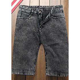 Quần short jean nam xám Q110 Muidoi