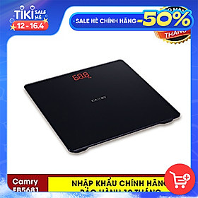 HÀNG CHÍNH HÃNG- Cân điện tử Camry EB5681, trọng tải tối đa 150kg- Thiết kế sang trọng, hiện đại