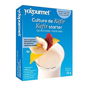 Men Làm Sữa Chua Kefir 30gr Yogourmet Kefir Starter Freeze-Dried Mẫu mới